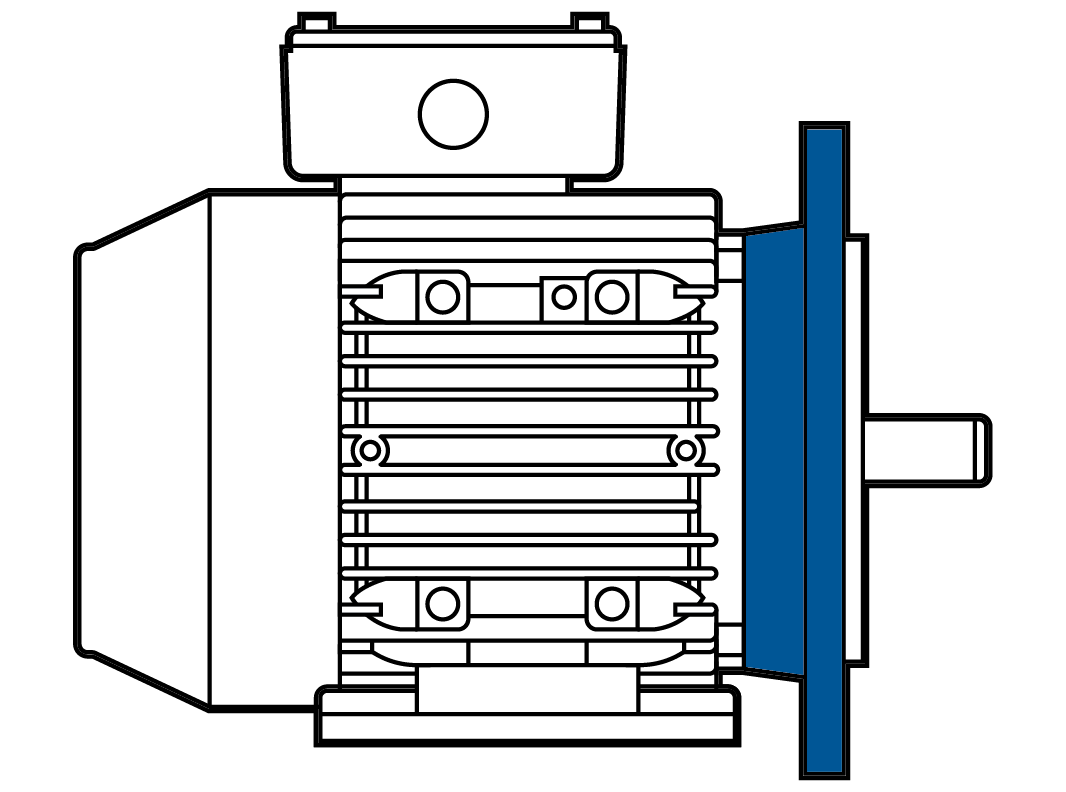 SOCO Motor Flange D Mounting 0326